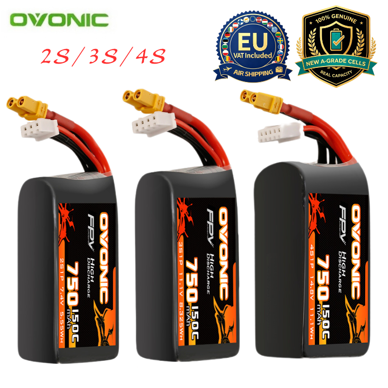 HOT OVONIC 150C 750mAh 7.4V/11 - Drone Battery 3S recension och pris