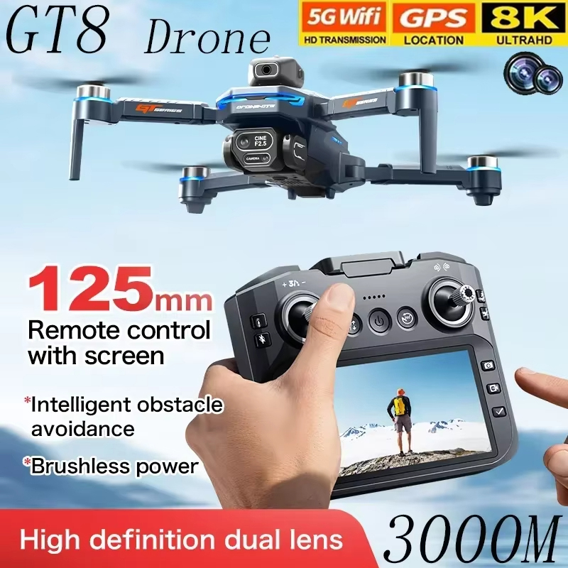 4.3-inch Screen GT8 Drone Obst - Jjrc Drone X12 recension och pris