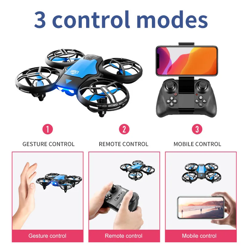 V8 New Mini Drone 4K Professio - Drone Battery Case recension och pris