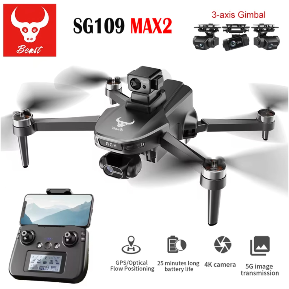 SG109 MAX2 Professional FPV 8K - Jjrc Drone X12 recension och pris