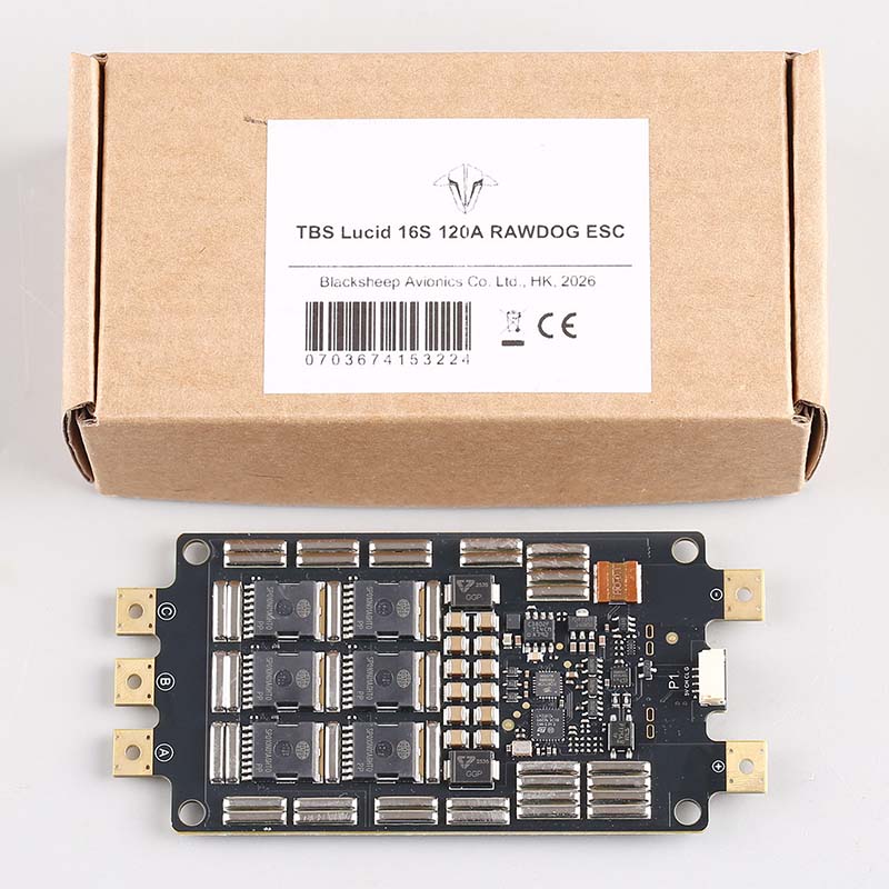 TBS LUCID 16S 120A RAWDOG ESC, - Drone Battery High Voltage recension och pris